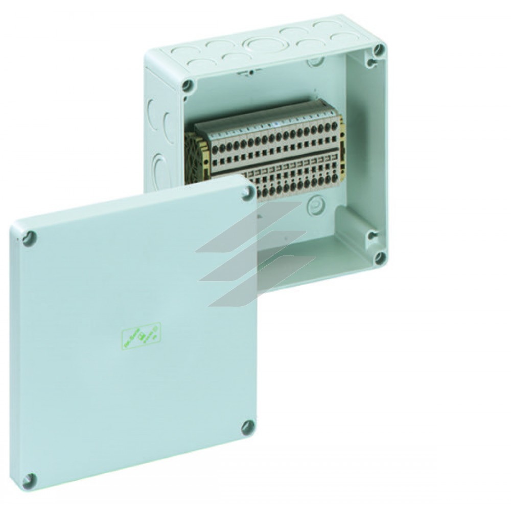 Корпус RK 4/18 SL -18x4² (182х180х90), клема пружинна 18пол.х4мм², полістирол, метрич. введення, IP66, Spelsberg